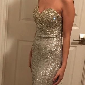 evening gown, wedding or prom dress
